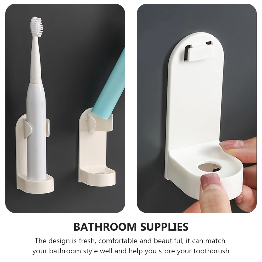 1pc Fresh Toothbrush Holder No-pouching Stand Storage Rack |