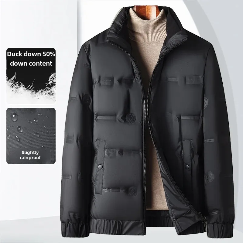 Новинка Мужская модная одежда с воротником-стойкой яркое лицо для молодежи