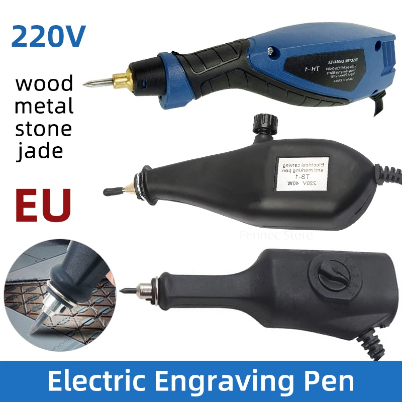 

Electric Engraver Jewelry Carving Pen for Plotter Machine Wood Small Metal Woodmaking Depth Carving Tool EU 220V