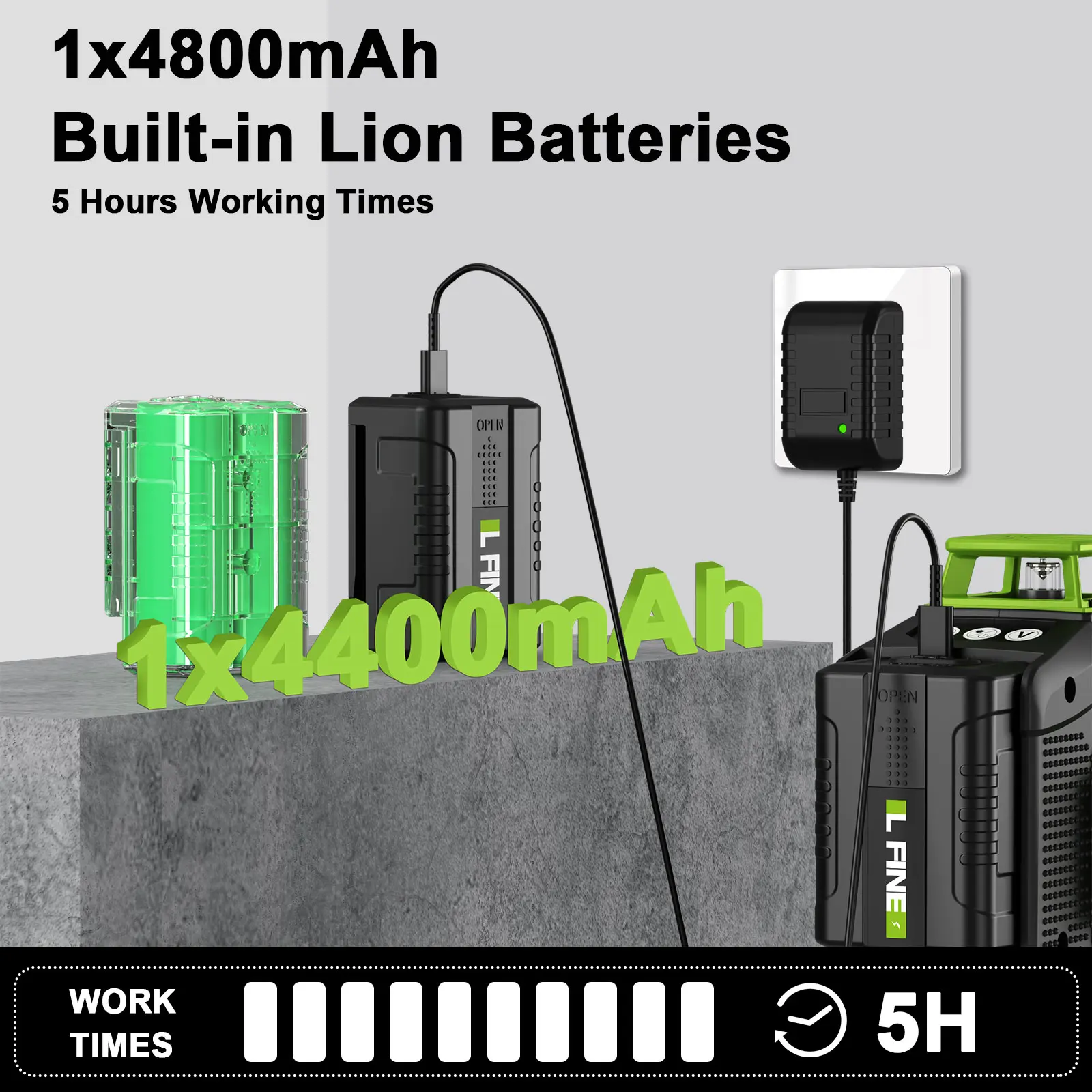 Профессиональный Лазерный Уровень LFINE 12/16 Линий Автоматический