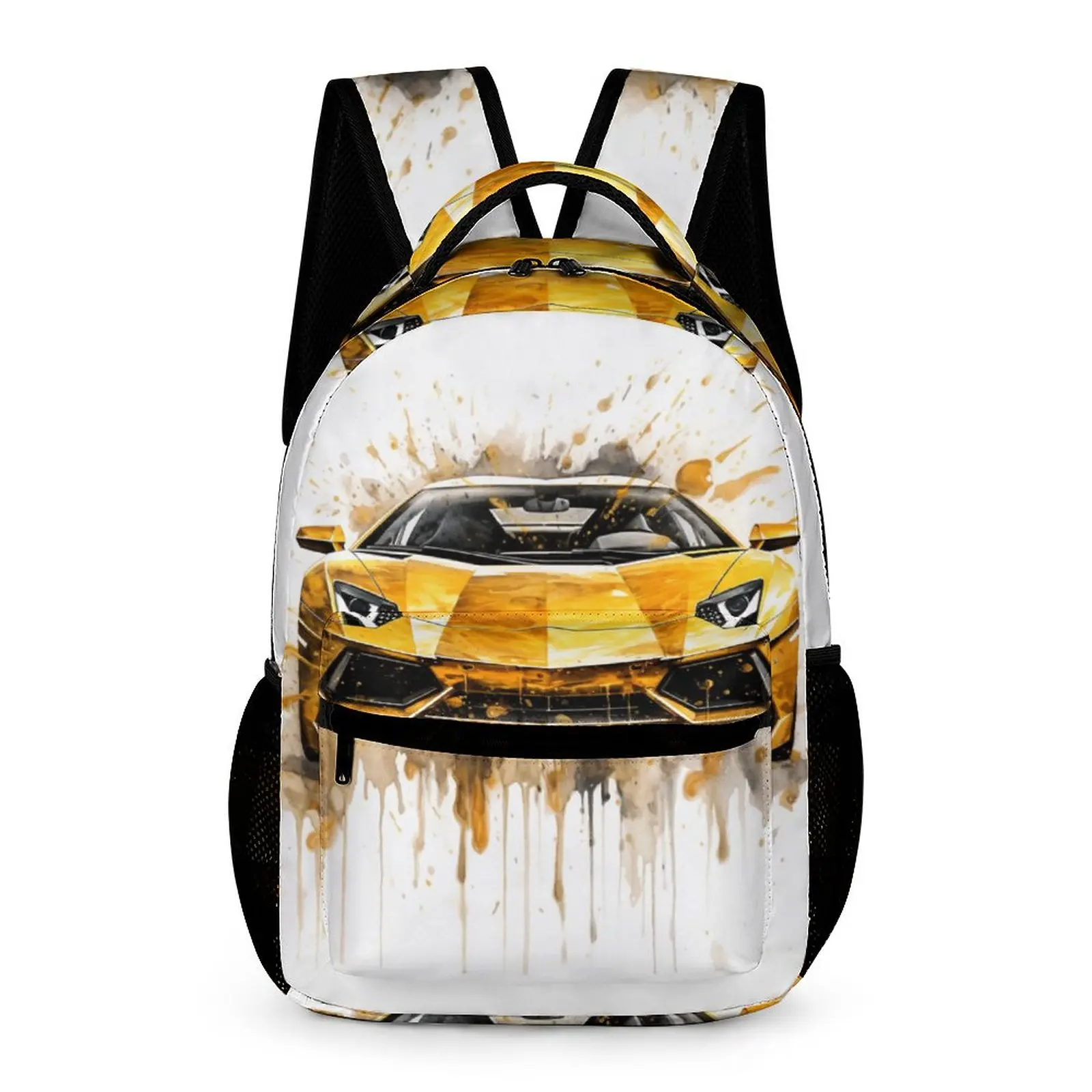 

Luxury Sports Car Backpack Ink Drawing Hyper Artistic Outdoor Backpacks Women Pretty High School Bags Design Pattern Rucksack