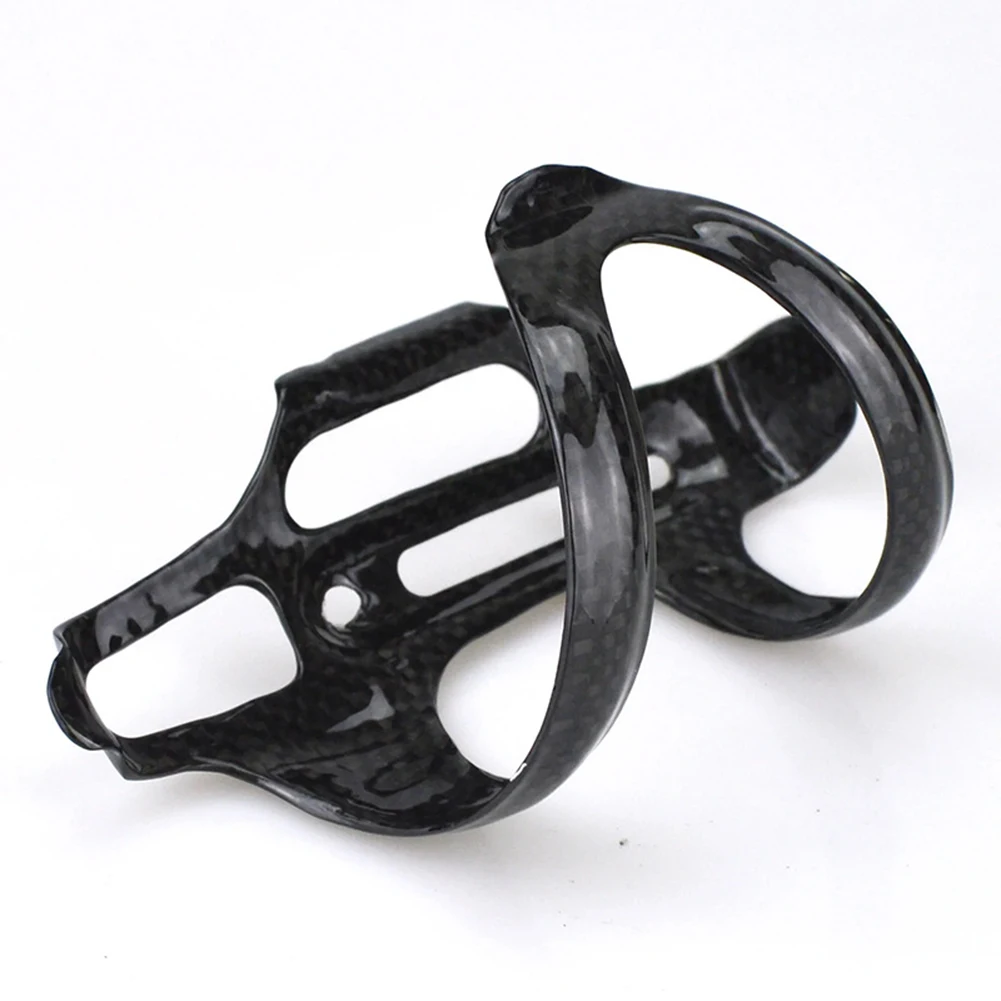 

Durable Carbon Fiber Water Bottle Cage Right Side Opening Ideal for Mountain/Road/Folding/Dead Flying Bikes 140MM*74MM Size