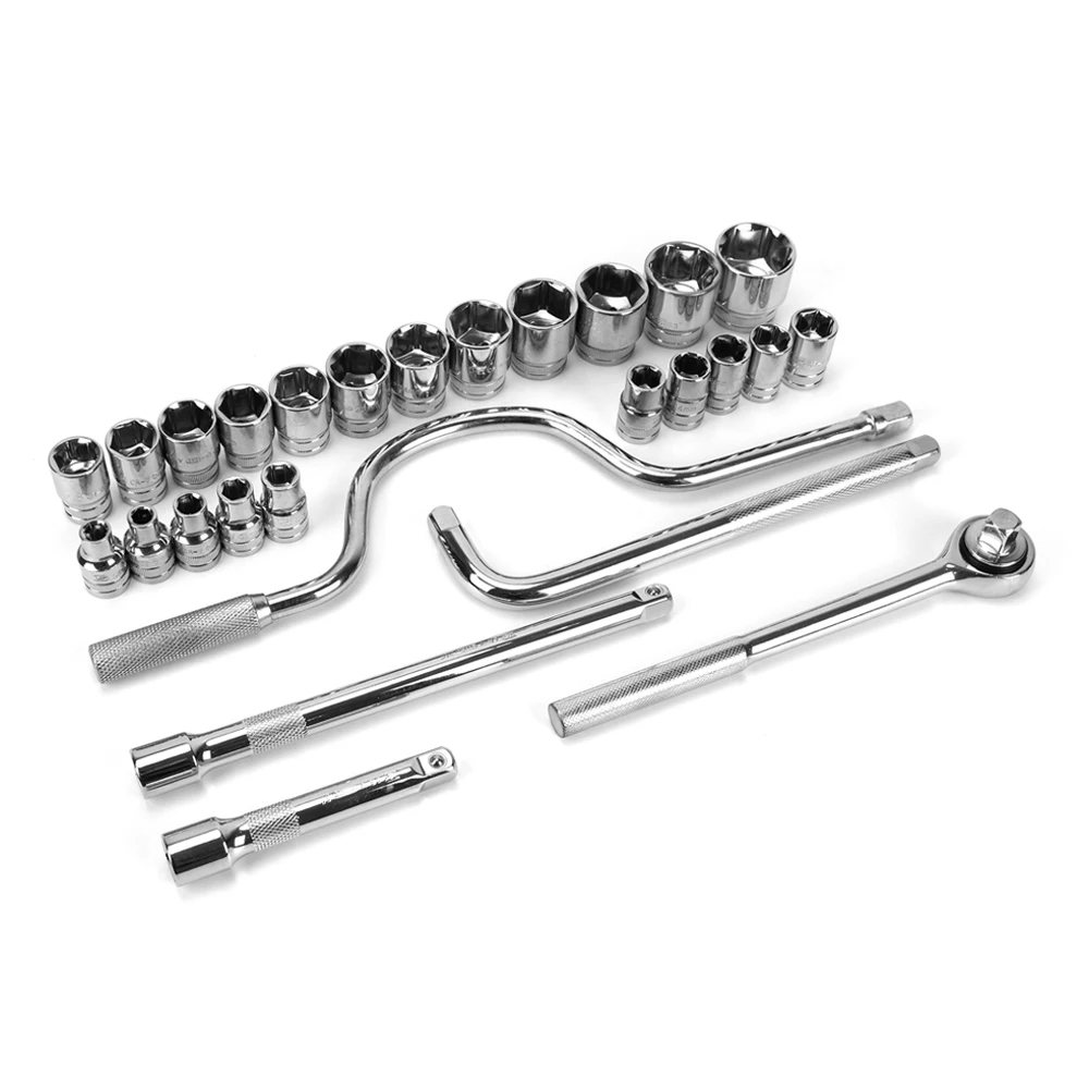 BOSI TOOLS 28 шт. торцевой ключ инструменты для ремонта автомобилей комбинированная