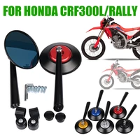 for honda crf300l crf300 rally crf 300 l 300l motorcycle accessories rearview mirrors side rear view mirrors blue hd spare parts