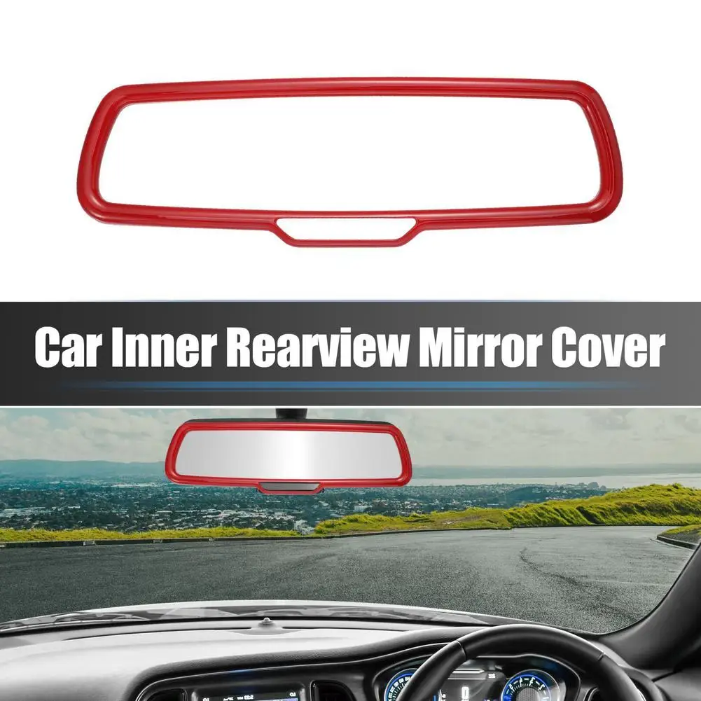 

Защитная крышка для зеркала заднего вида в салоне автомобиля, декоративные детали, совместимые с D Challenger 2015-2020