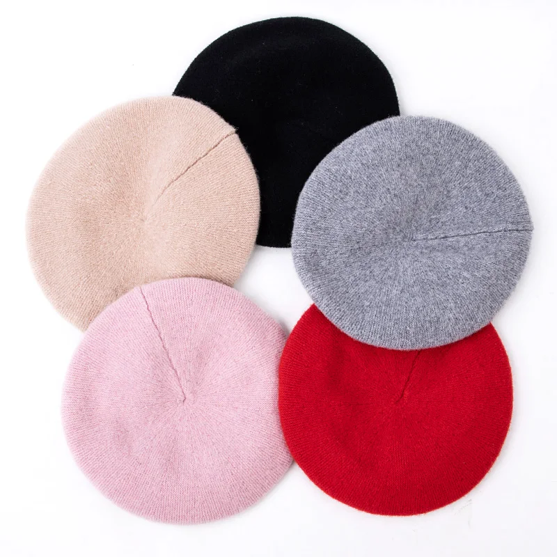 

Wool Beret Women's 2022 New Autumn and Winter Warm Korean Style All-Match Pumpkin Hat Retro Beret Hat Warm