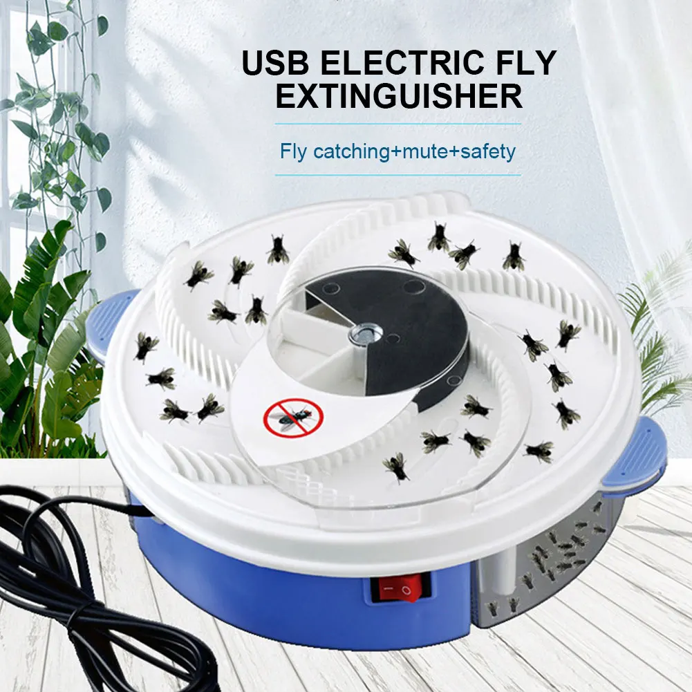 

USB Charging Bait Upgraded Trap with Baits Electric Fly Killing Machine for Household Kitchen Restaurant for Indoor and Outdoor