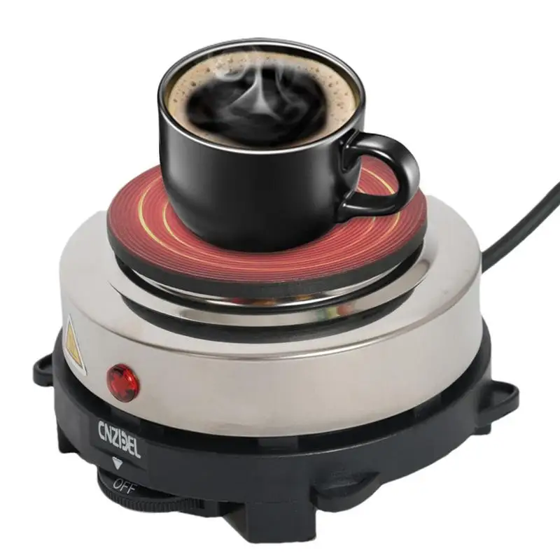 

Small Electric Hot Plate Electric Hot Plate For Coffee 500W Portable Countertop Stove For Home Dorm Office Heating Cup Warmer