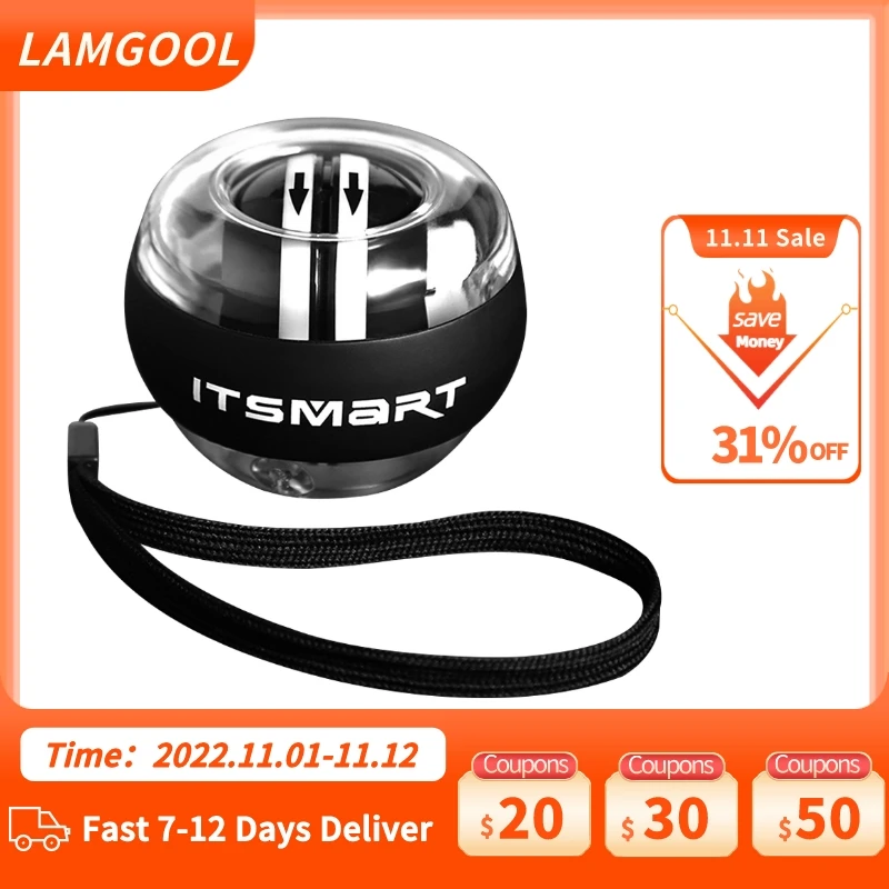 

Brand Original Self-starting Gyroscope Powerball Gyro Power Hand Ball Muscle Relax Arm Wrist Force Trainer Fitness Equipment