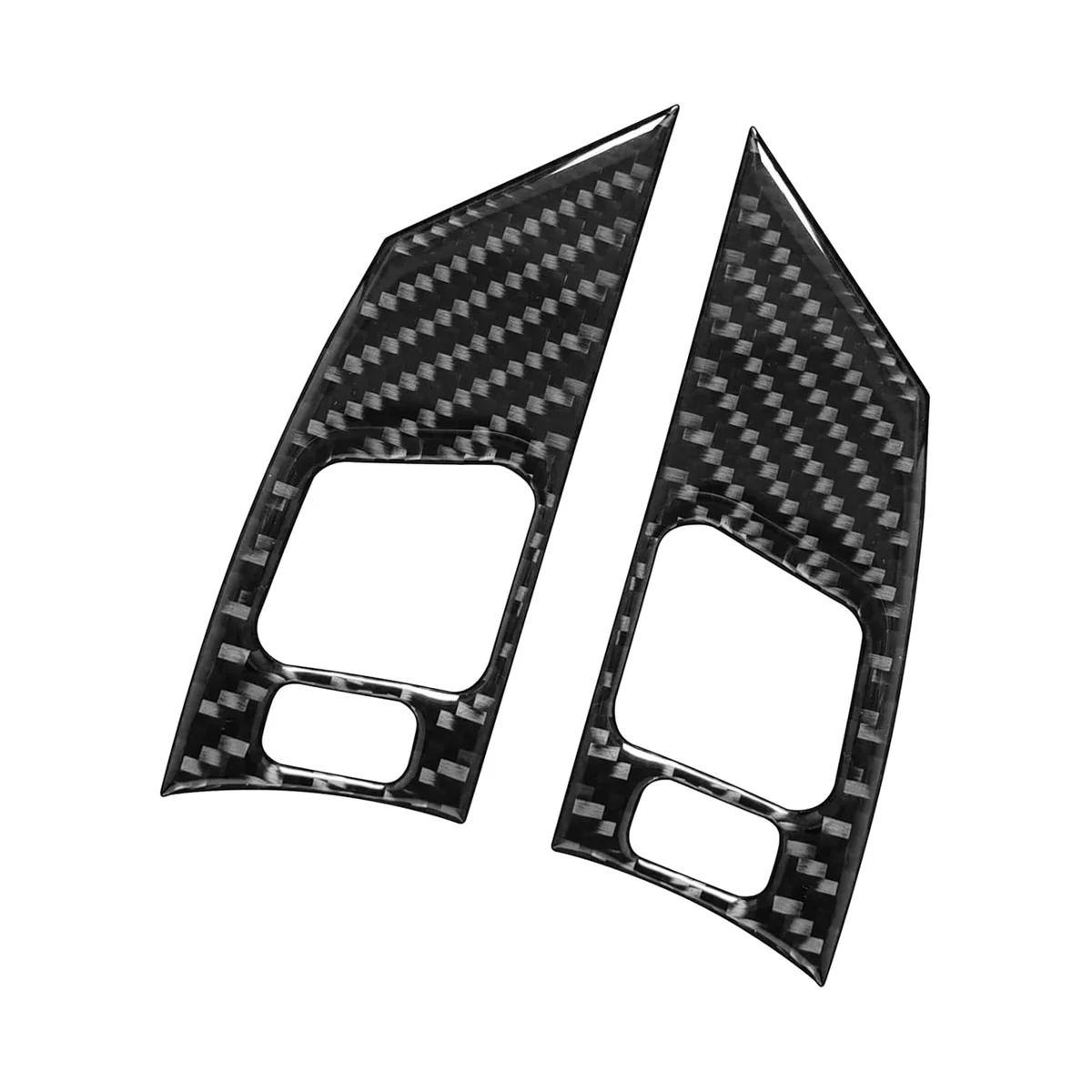 

For Lexus IS IS250 IS300 IS350C 2006-2012 Carbon Fiber Steering Wheel Button Frame Cover Trim Sticker Accessories (A)