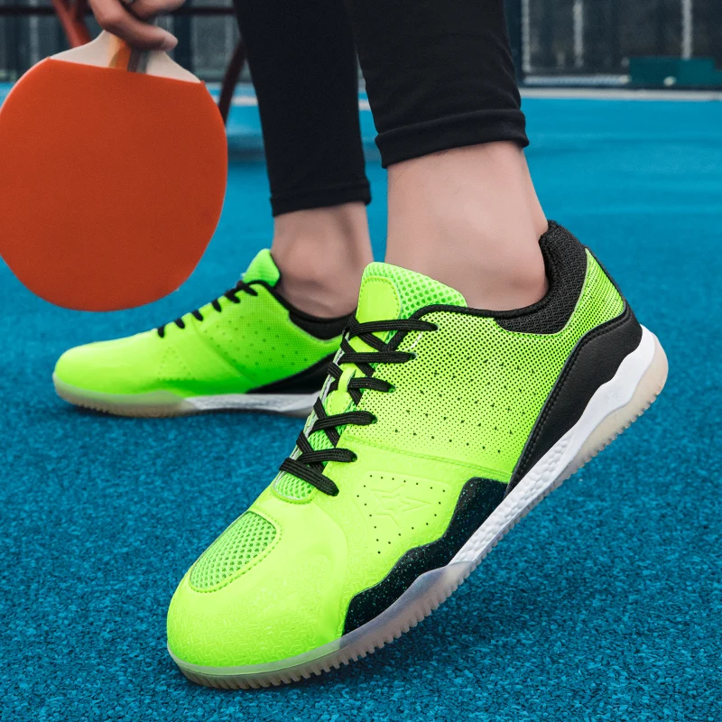 New Training Table Tennis Shoes Men's 38-44 Yards Badminton Sneakers Lightweight Tennis Shoes Comfortable Volleyball Sneakers