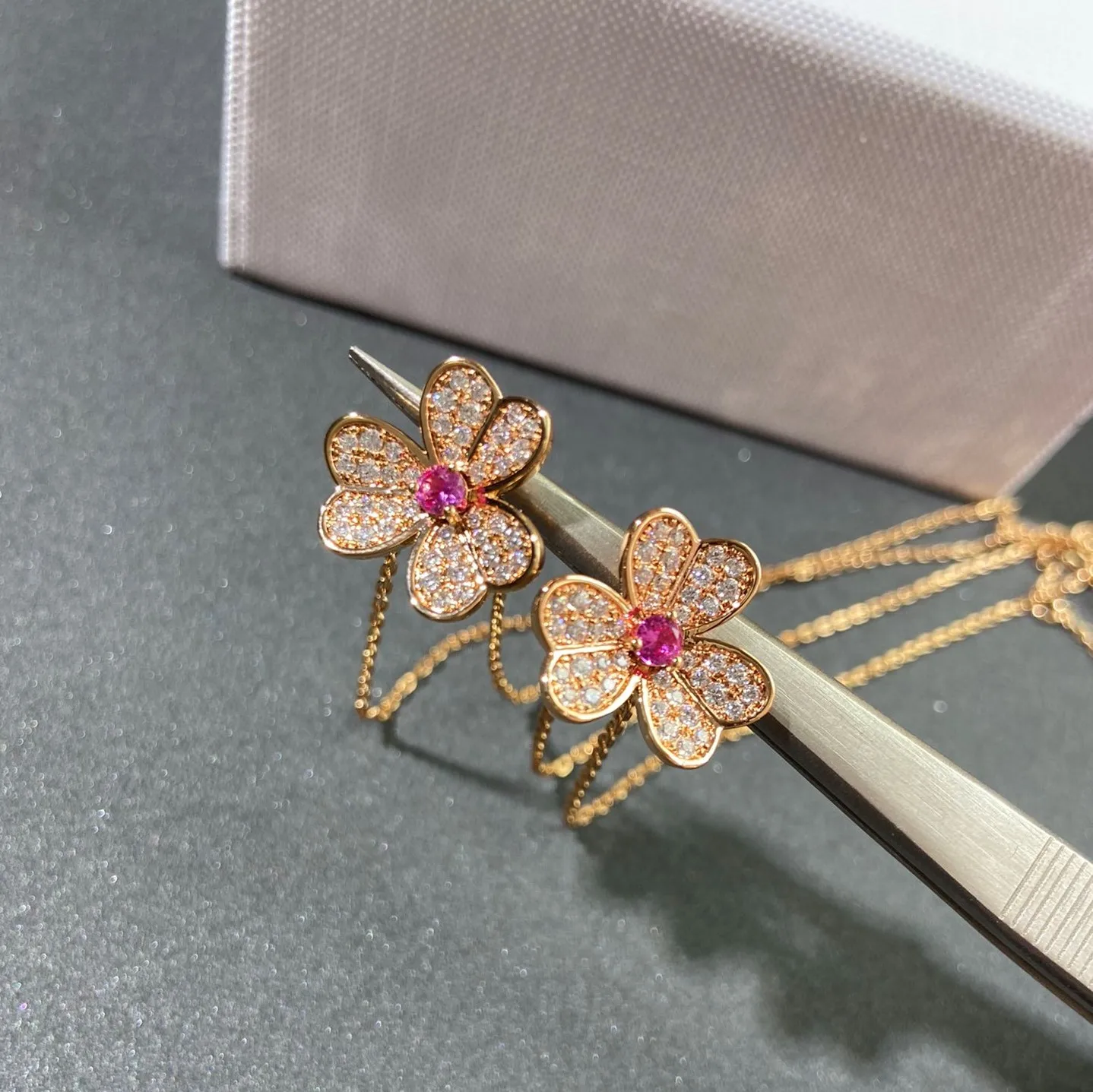 Металлическое кольцо с бриллиантами ожерелье подвеской Модная элегантная