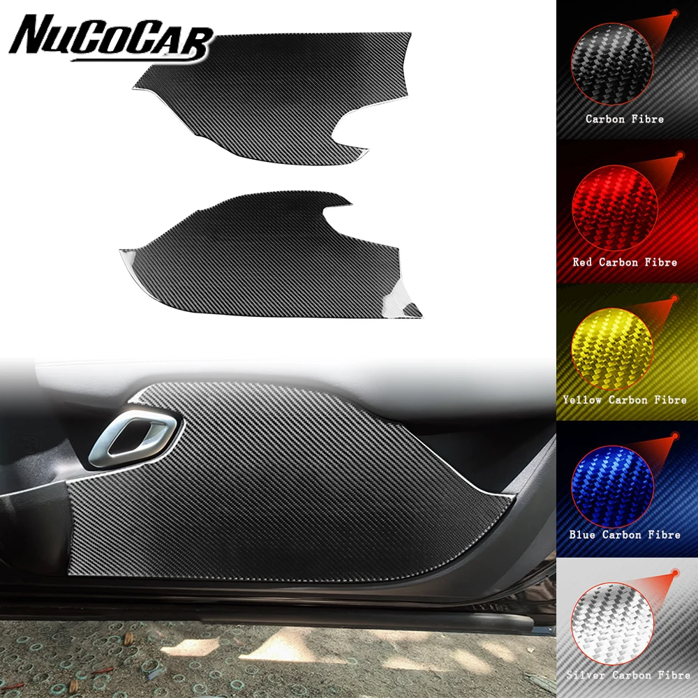 Для Dodge Challenger 2015-2022 дверь из углеродного волокна Противоударная панель отделка