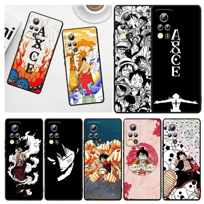 

Крутой чехол с Аниме One Piece для Honor 60 50 30 30i 30S V30 X30i X20 10X X10 Play 5T Pro Plus Lite SE, черный чехол для телефона