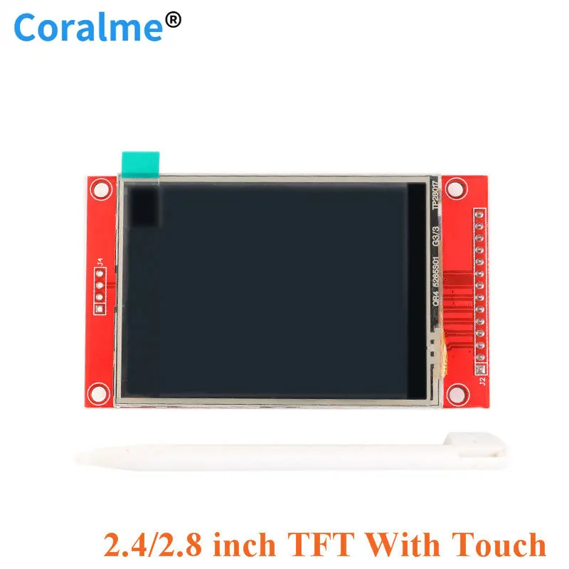 Цветной TFT ЖК-дисплей 2,4 дюйма 2,8 дюйма, модуль 240X320 2,4 дюйма 2,8 дюйма, интерфейс SPI Drive ILI9341 с сенсорным экраном
Цветной TFT ЖК-дисплей 2,4 дюйма 2,8 дюйма, модуль 240X320 2,4 дюйма 2,8 дюйма, интерфейс SPI Drive ILI9341 с сенсорным экраном