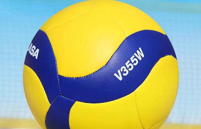 

Волейбол Mikasa V355W для мужчин и женщин, тренировочный материал из ТПУ, стандарт № 5 для взрослых