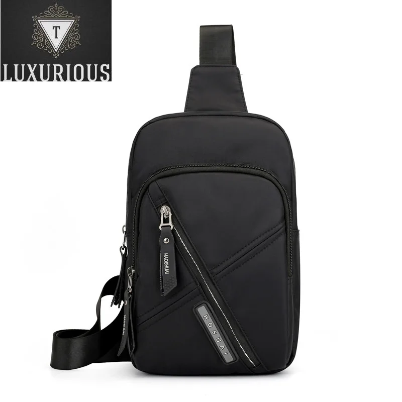 

High Quality Nylon Chest Bag Sling Rucksack Cross Body Shoulder Bags Travel Knapsack Fashion Casual Men Women Single Backpack