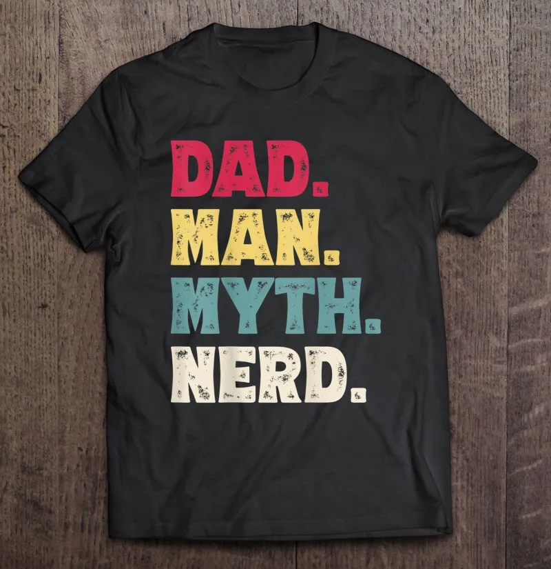 

Мужские Смешные винтажные подарочные мужские футболки для отца, Аниме футболки с принтом на заказ унисекс