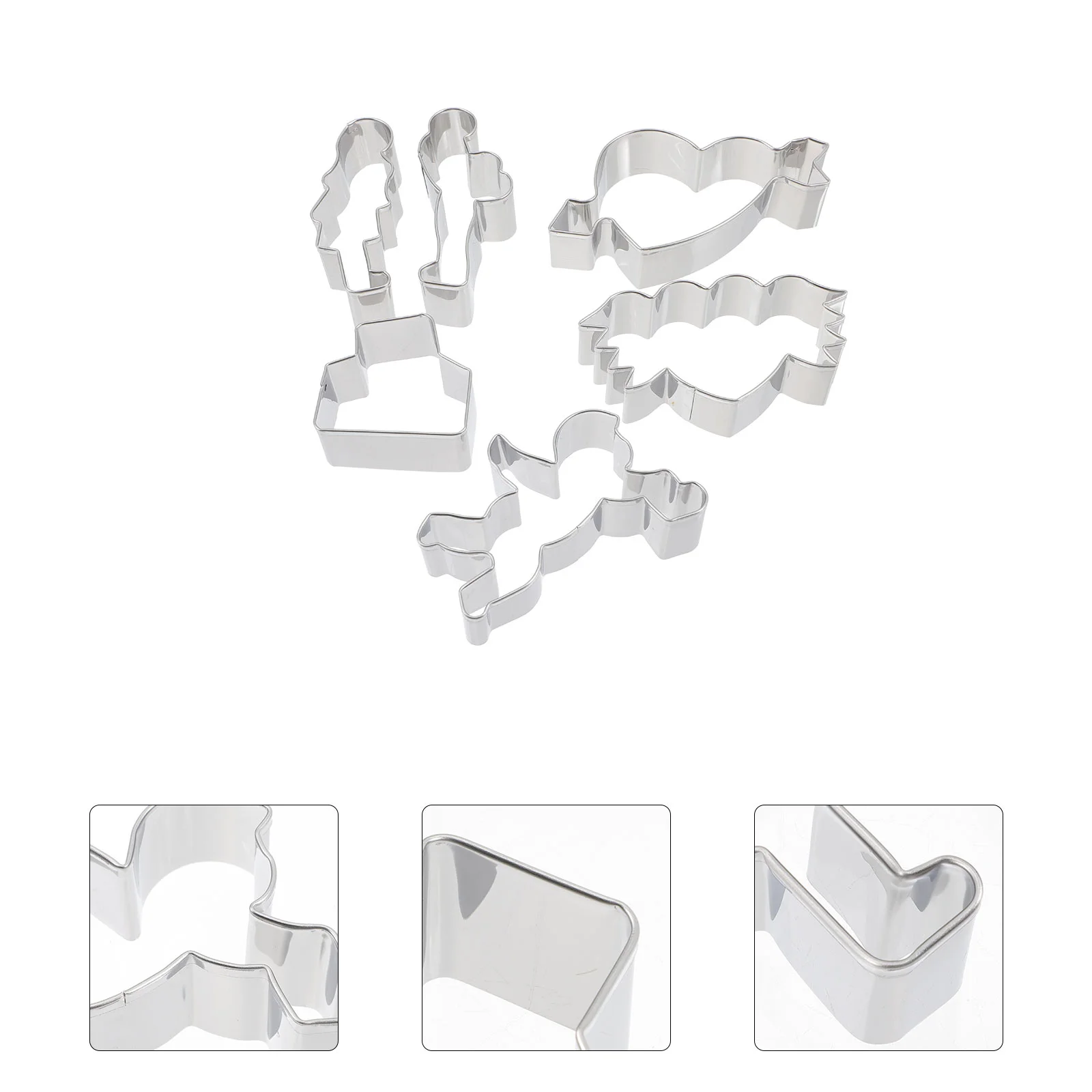 

Cookie Biscuit Stainless Steel Moldsbakinglovely Valentines Household Heart Shaped Accessory Metal Mold