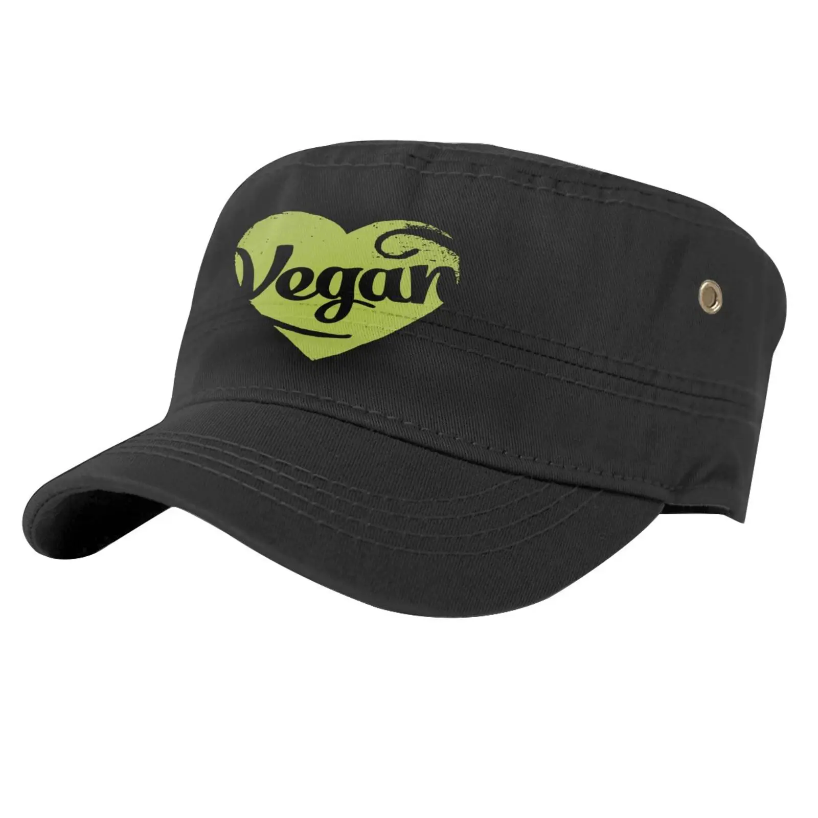 

Vegan Heart Veganism Vegetarian Caps For Men Cap Male Woman Beret Men's Cap Hats Women's Bucket Hat Hats Woman Beret Beret Man