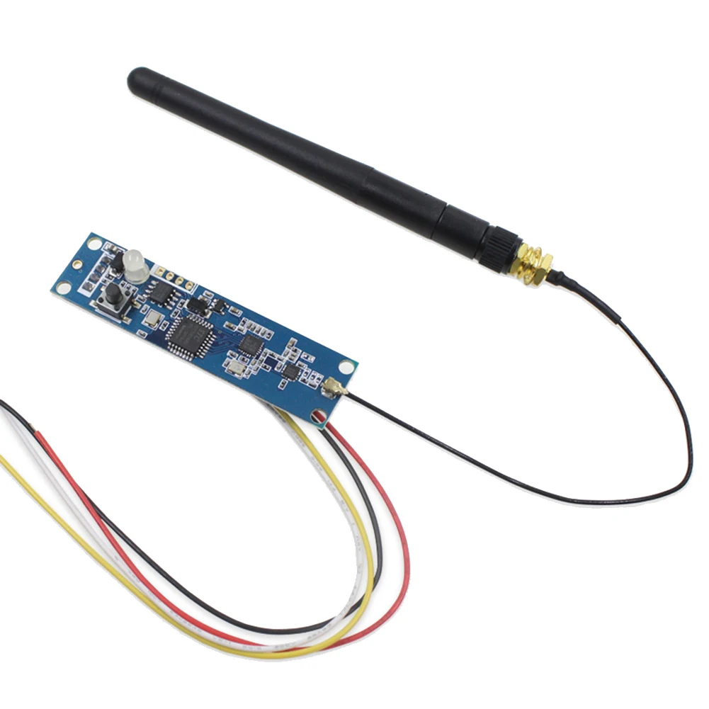 

DMX512 2.4G Wireless Transceiver Module 2.4GISM 126 Band 20DBM DMX512 for Stage Light Receiver Control with Antenna