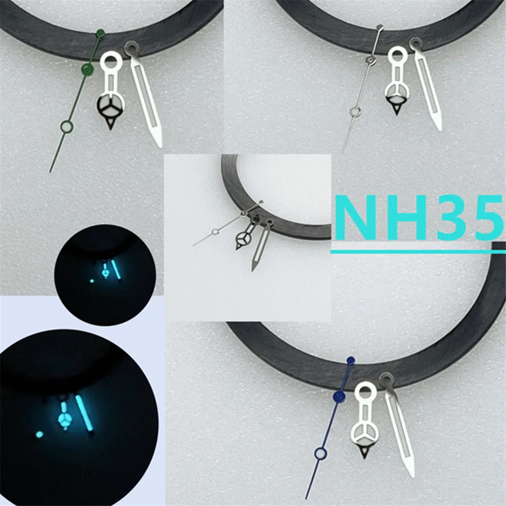 

For Movement NH36A/4R35A/4R36A Watch Hands Green Hands Nh35 Hand Nh35 Green Hands Nh36 Hands Nh35 Hand Set Nh35 Hands Blue Lume