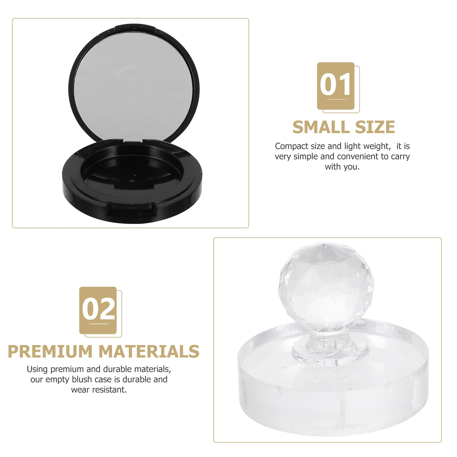 Контейнер для губной помады порционный лоток зеркало макияжа портативный футляр