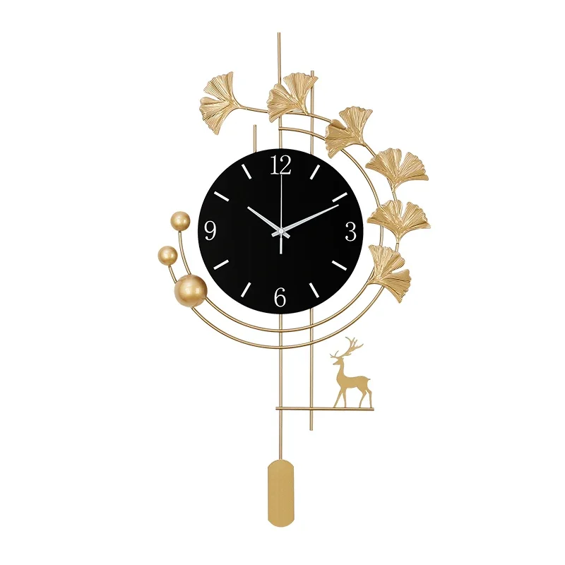 Офисные кавайные уникальные настенные часы бесшумные скандинавские предметы