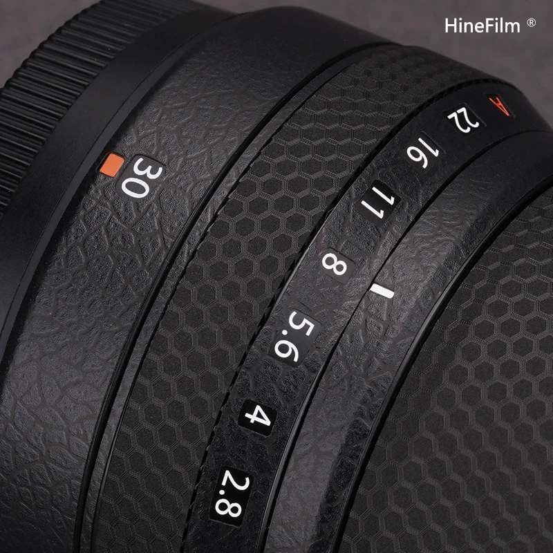 Фото Hinefilm Skin для Fuji XF30 F2.8, наклейка на объектив для Fujifilm Fujinion XF30mm F2.8, наклейка на объектив, кожа 30 2,8, оберточная крышка, кожа 30F2.8 №4
