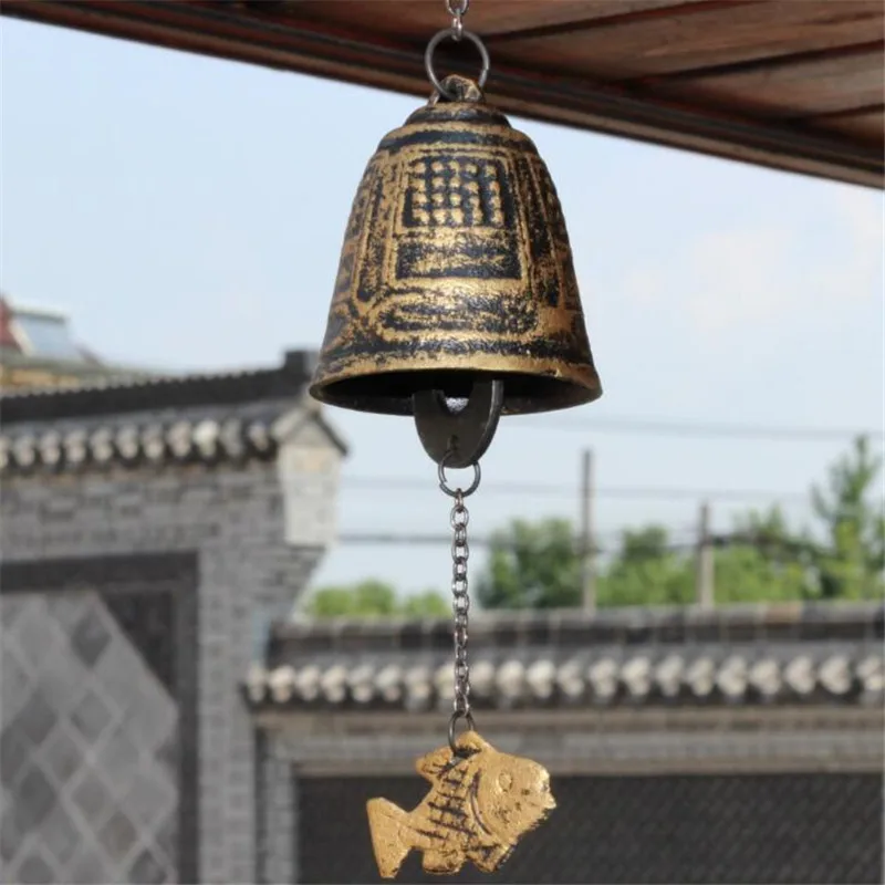 

Japanese Style Southern Cast Iron Wind Bell Retro Summer Temple Pendant Bells Birthday Present Decoration Hanging Chimes Gift