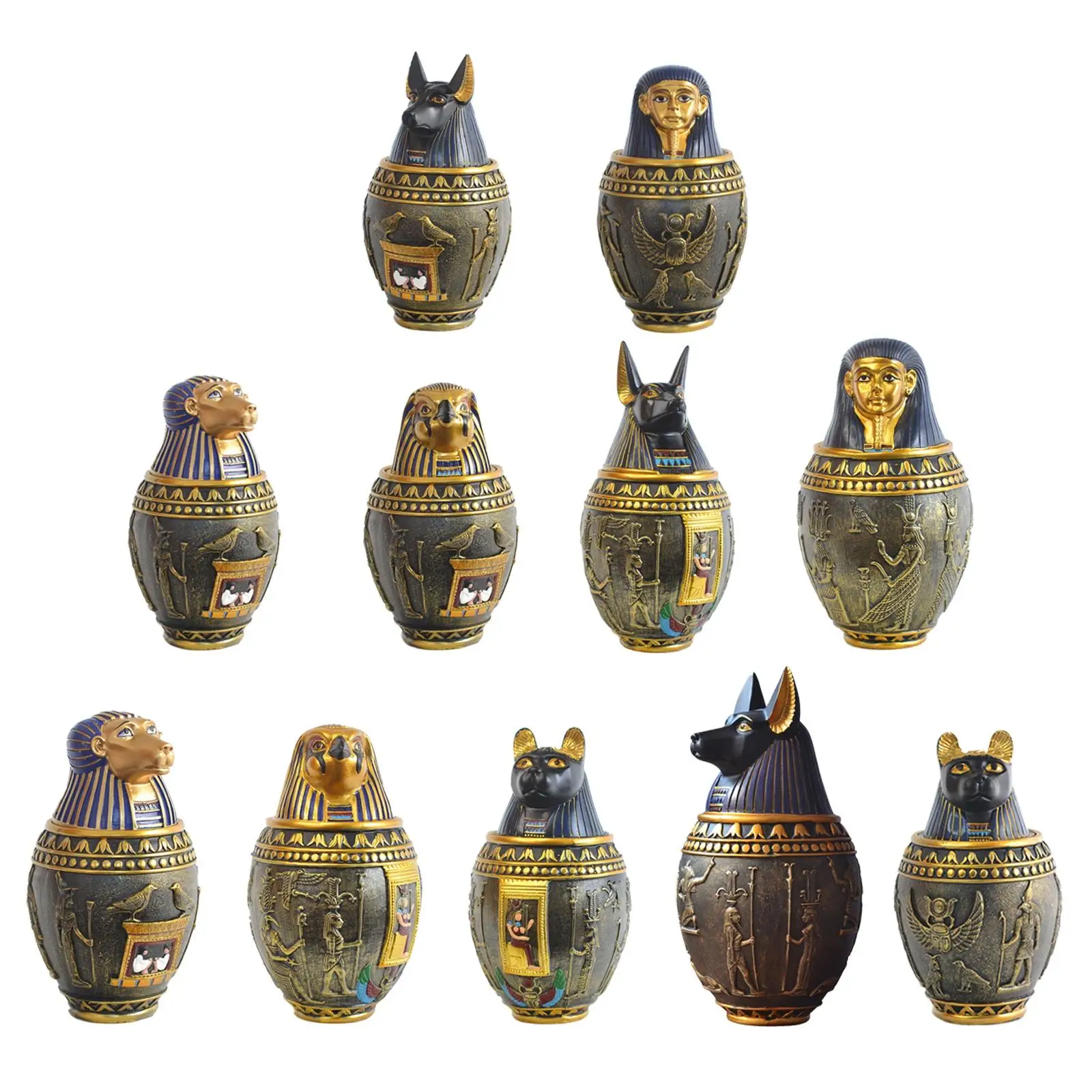 

Pet Ashes Urn Egyptian Small Animal Urn Beautiful Container for Cats Ashes