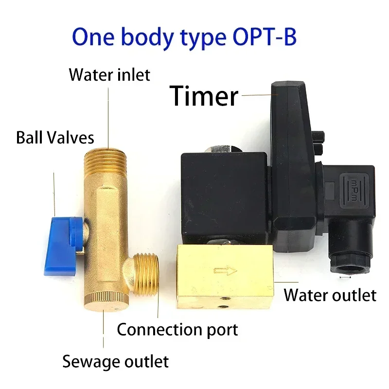 1/2 электронный сливной клапан воздушный компрессор фильтр резервуар для