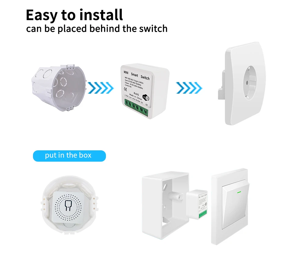 Умный выключатель HomeKit 16 А с поддержкой Wi-Fi и голосовым управлением |