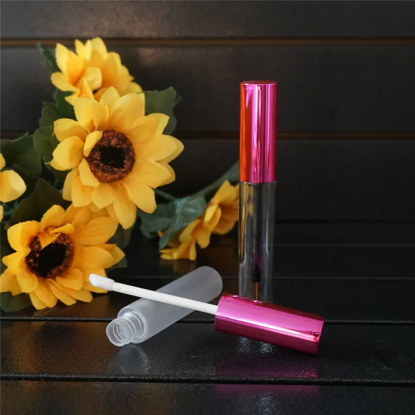 

5 шт. 10 мл пустые косметические упаковочные контейнеры для макияжа тушь для ресниц матовые туши для ресниц разноцветная крышка