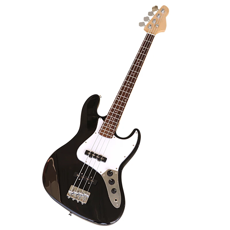 4-струнная бас-гитара 43 дюйма синяя массивная с корпусом из липы гриф Канады и