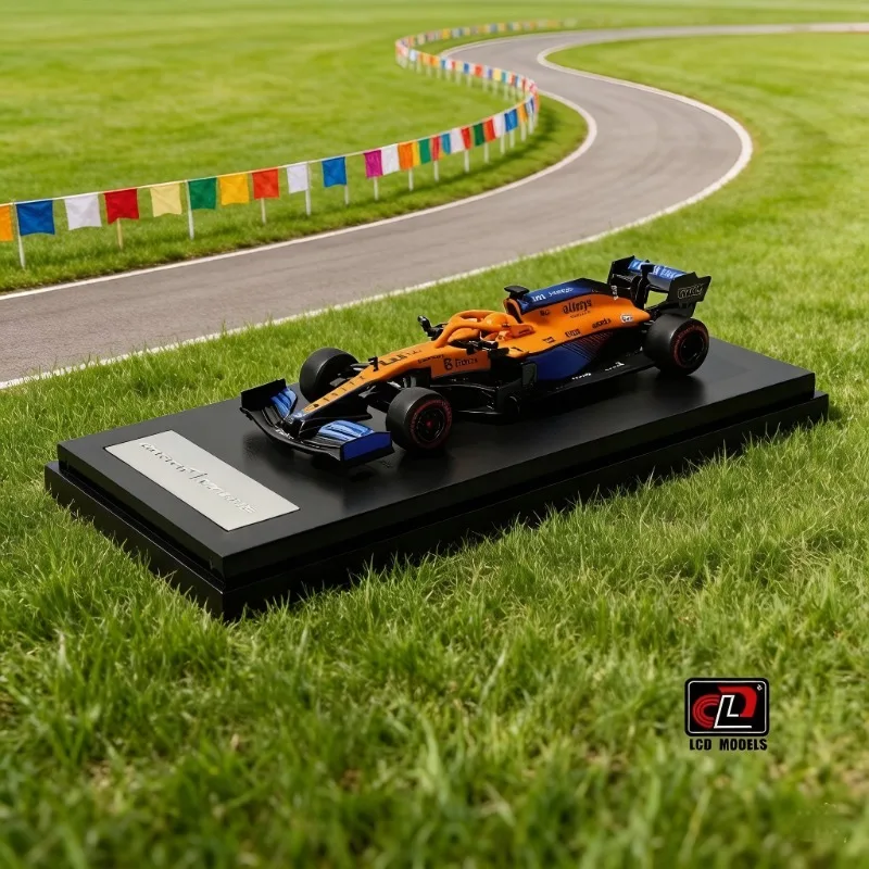 Фото ЖК-дисплей 1:64 MCL35 F1 #   Набор из 3 коллекционных металлических моделей машинок из сплава, литых под давлением, подарок на Рождество для мальчика №1