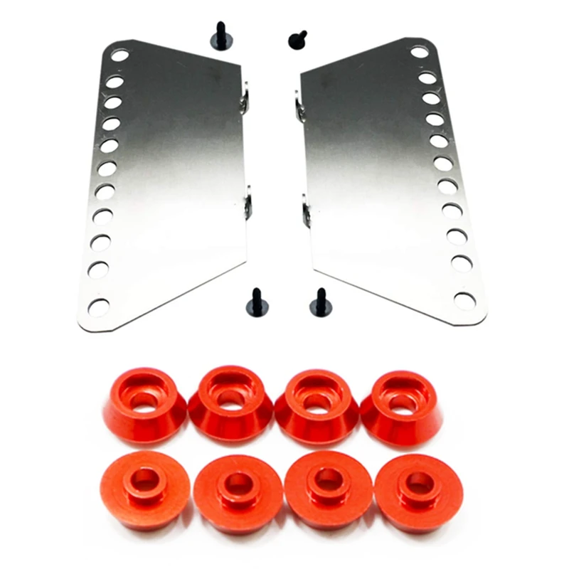 For MN Model 1:12 D90 D91 Pedal With 8Pcs Connecting Rod Screw Gasket Shim Washer Rest For WPL C14 C24 D99S RC Car