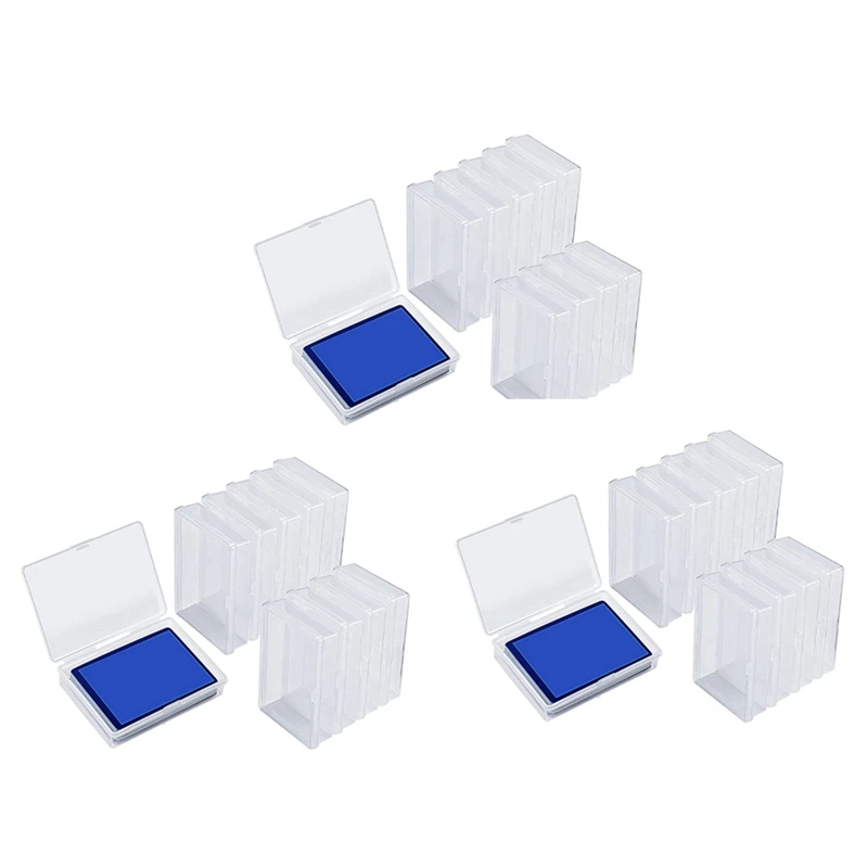 

30Pcs Playing Card Box Trading Card Case Card Storage Organizer Clear Card Case Plastic Storage Box For Gaming Cards