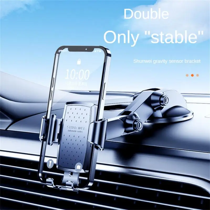

Suction type mobile phone holder car foldable car instrument panel universal multi-function navigation fixed mobile phone holder
