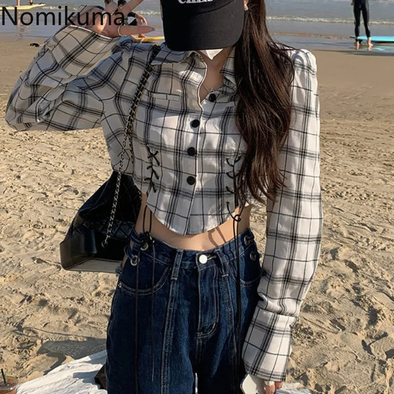 

Блузка женская демисезонная, с завышенной талией, Y2k