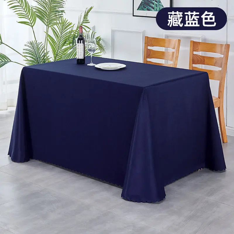 

Pure color tablecloth rectangle dessert table cloth_AN2898
