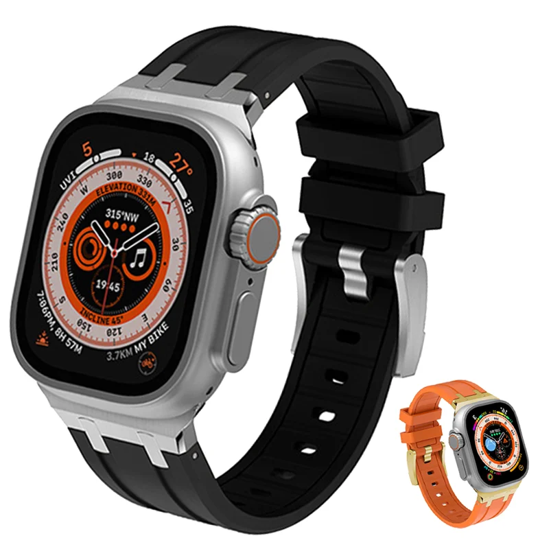 Stainless Steel Bracelet Band for Apple Watch Series Ultra 8 7 6 SE 5 4 3 for Iwatch 42MM 44mm 45mm 49mm Change To Ultra 49MM