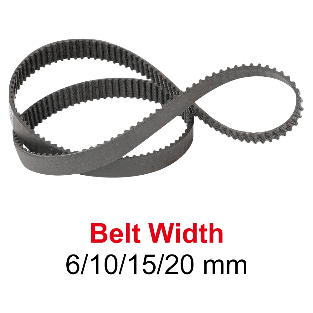 S3M замкнутая петля Ремень ГРМ 6/10/15/20 мм Ширина резиновый ремень длина 564 570 573 579 582 585