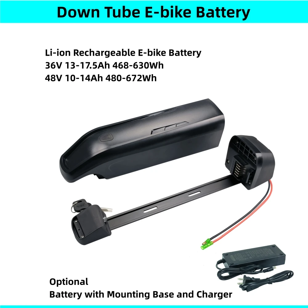 Литий-ионный аккумулятор для электронного велосипеда с боковым открытием 36 В 13