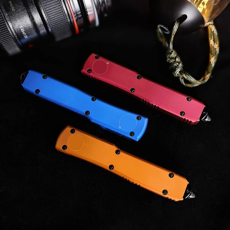 Фото Складной инструмент MICRO85 EDC из стали D2 с рукояткой из алюминиевого сплава, технологичный нож для путешествий и походов, многофункциональный инструмент, подарок для мужчин. №4
