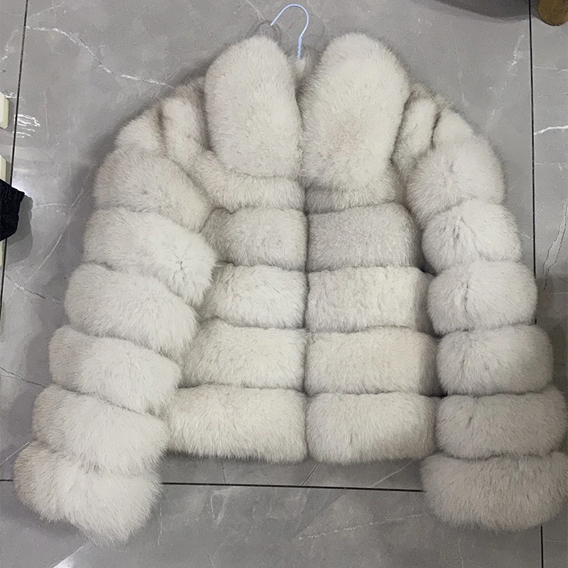 Sample Coats Link Only One High Quality Real Fox Fur Vest Coat Fashion Natural Fox Fur Coat