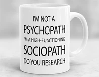 psychopath mugs sociopath cups gifts mugs children mugs anime cups ceramic coffee mug novelty friend gifts home decal
