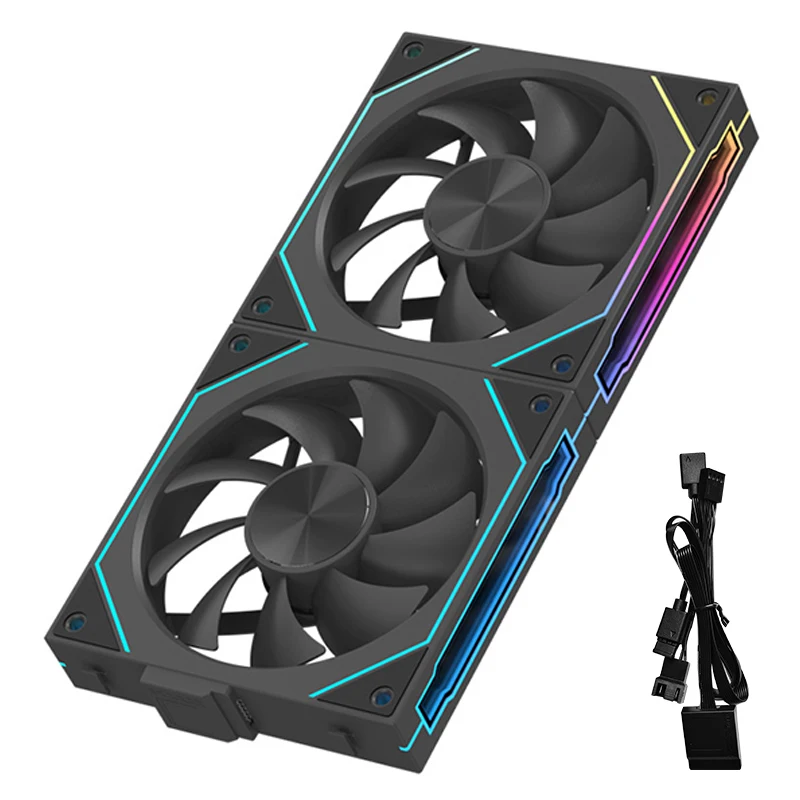 Модульный беспроводной комбинированный охлаждающий вентилятор JUMPEAK SM120 240 мм 360 120