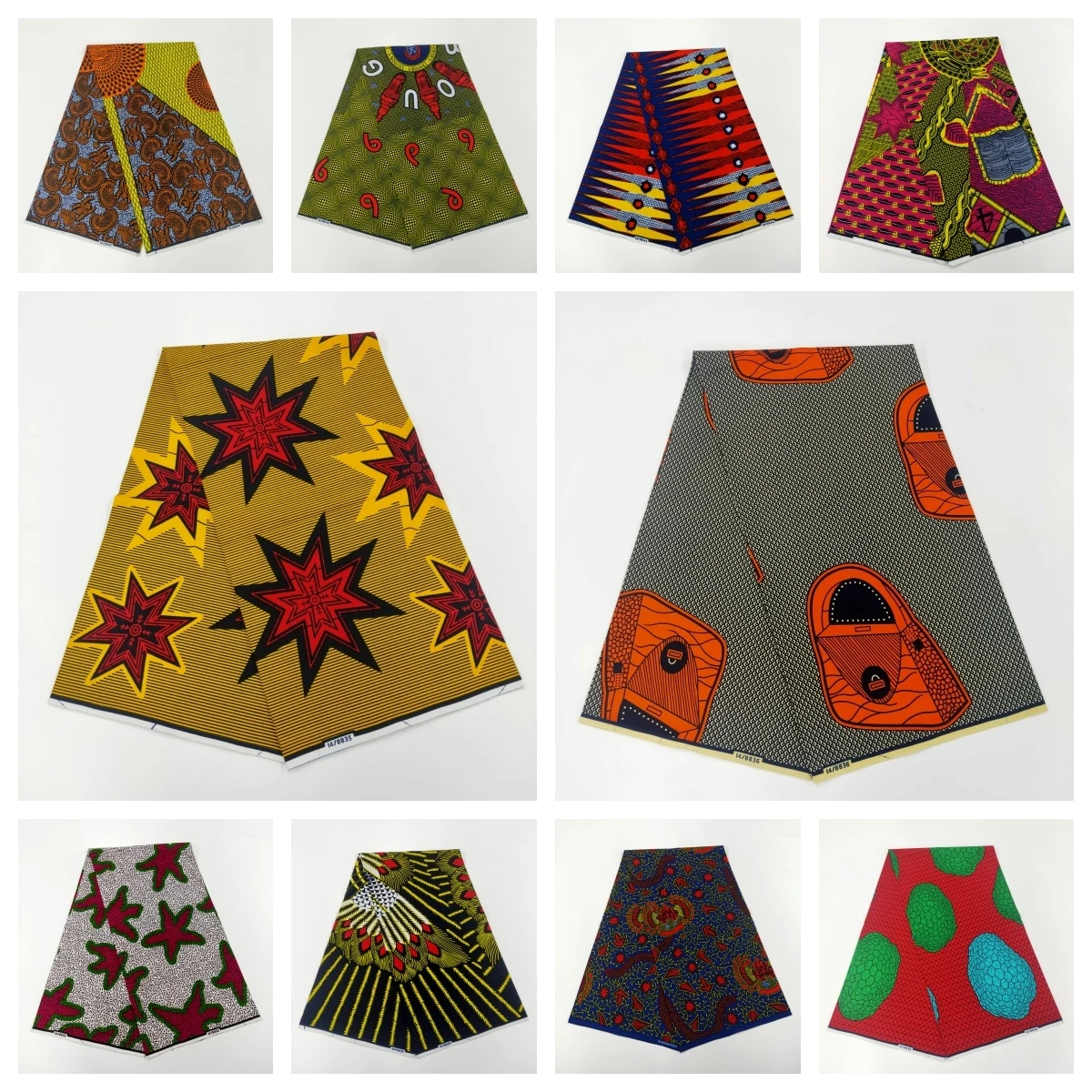 

Wholesale Prices Guaranteed Veritable 100% Cotton Fabric African Real Wax Fabric Ankara Prints Wax Nigerian Style Tissu Pagnes