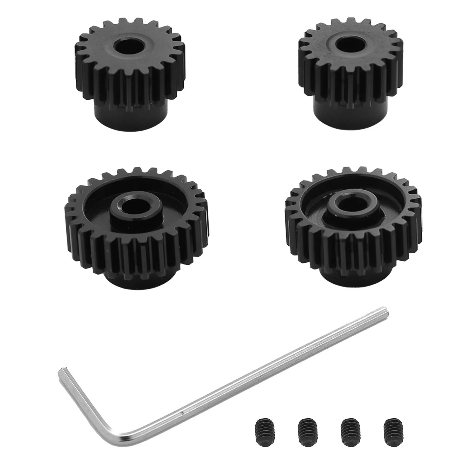 

Моторная Шестерня для TAMIYA TT01, TT02, TB02, TA05, Grasshopper / Wasp 18T, 19T, 23T, 24T, 1/10, радиоуправляемые автомобильные аксессуары, детали, 1 комплект